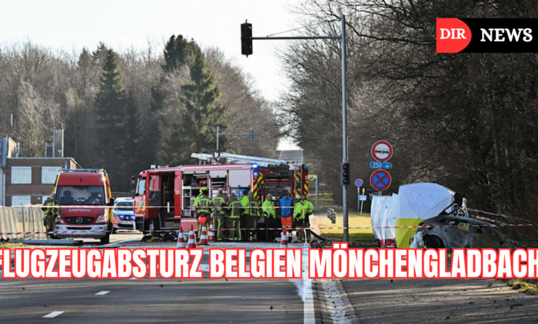 Flugzeugabsturz Belgien Mönchengladbach