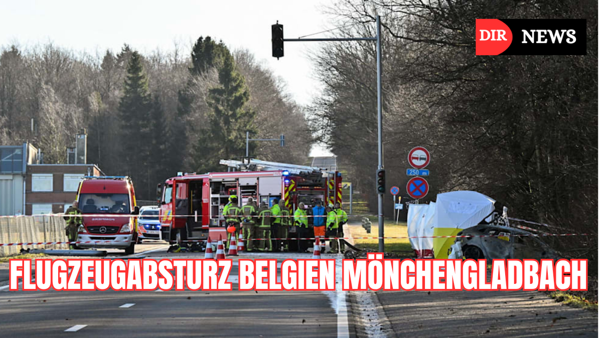 Flugzeugabsturz Belgien Mönchengladbach
