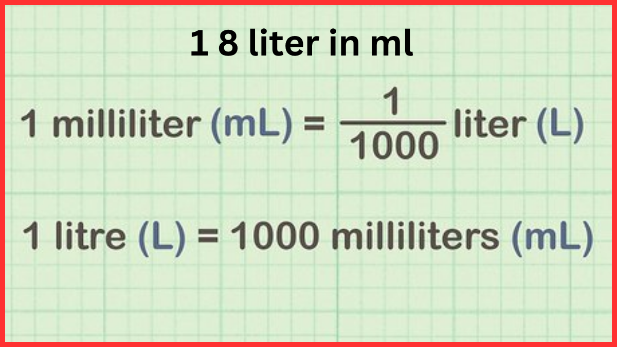 1 8 liter in ml