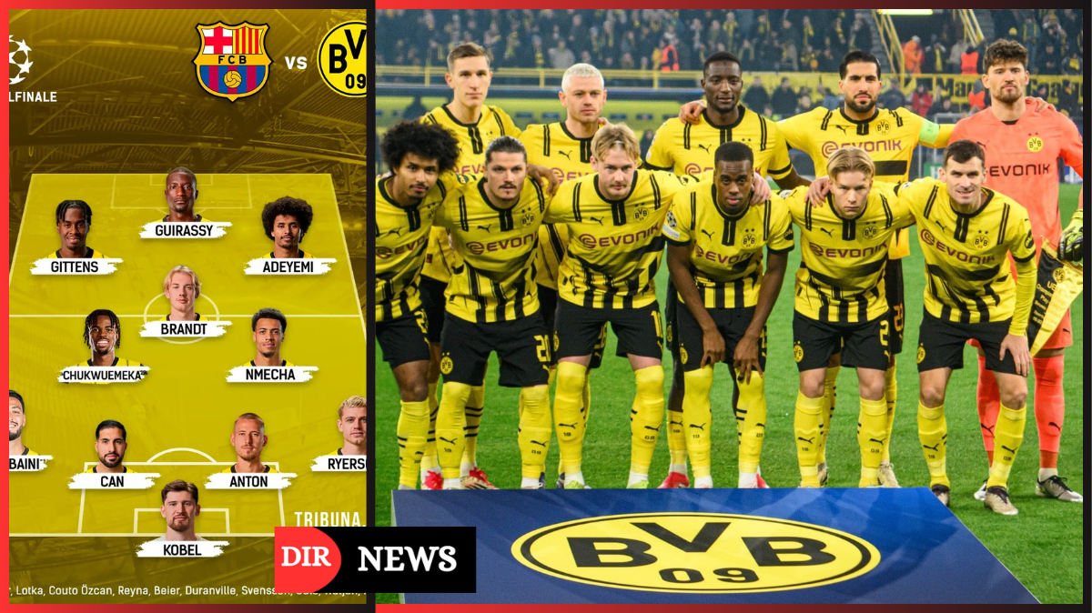 aufstellungen: teilnehmer: fc barcelona gegen borussia dortmund