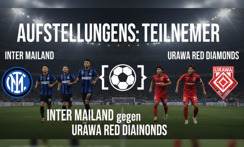 aufstellungen: teilnehmer: inter mailand gegen urawa red diamonds