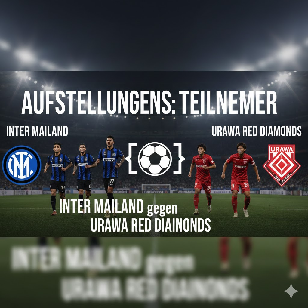 aufstellungen: teilnehmer: inter mailand gegen urawa red diamonds