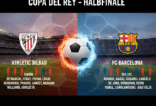 aufstellungen: teilnehmer: athletic bilbao gegen fc barcelona