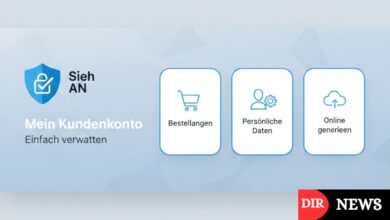 Sieh an mein Kundenkonto